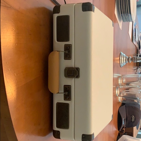 White Record Player - Picture 3 of 5